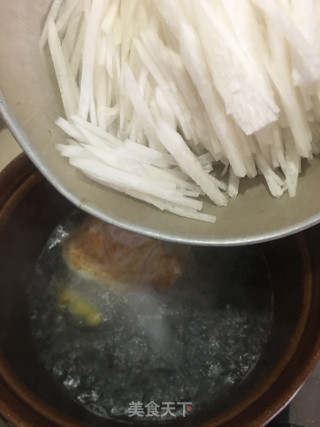 萝卜炖肉丸的做法步骤：6