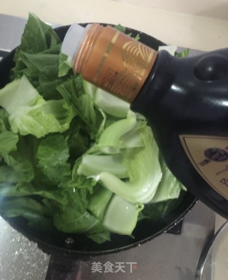 五花肉焖包芥的做法步骤：8