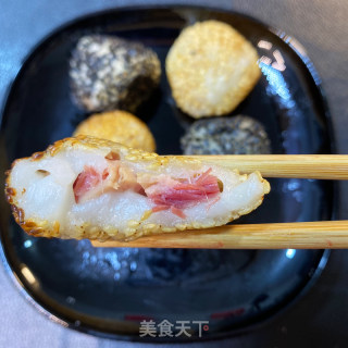 午餐肉芝麻球的做法步骤：8