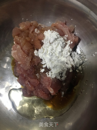 肉丝生菜粥的做法步骤：4