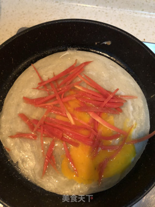 胡萝卜卷饼的做法步骤：2