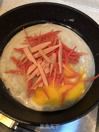 胡萝卜卷饼的做法步骤：3