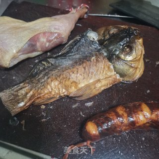 腊味合蒸的做法步骤：1