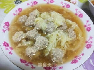 羊肉丸子汤的做法步骤：20
