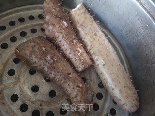 糖桂花山药泥的做法步骤：1