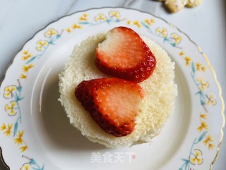 超级简单的花环吐司小蛋糕的做法步骤：3