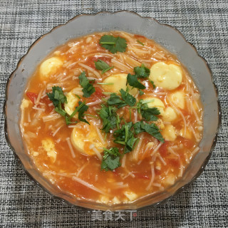 蕃茄菌菇炖豆腐的做法步骤：11