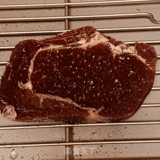 原切眼肉-先烤后煎的做法步骤：3