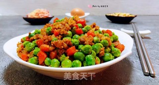 肉末青豆的做法步骤：13