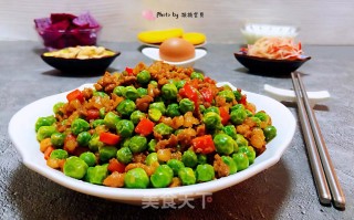 肉末青豆的做法步骤：15
