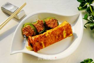 牛肉肠鸡蛋卷的做法步骤：6