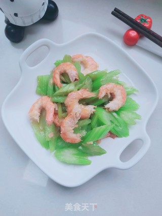 虾干炒芹菜的做法步骤：8