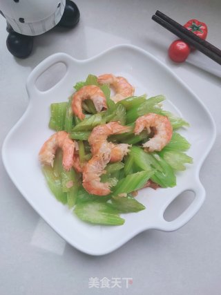 虾干炒芹菜的做法步骤：9
