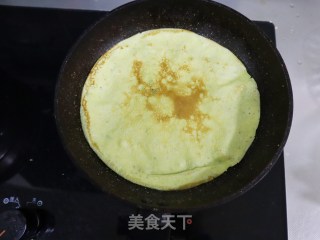 黑椒牛奶鸡蛋软饼（减重主食代餐）的做法步骤：5