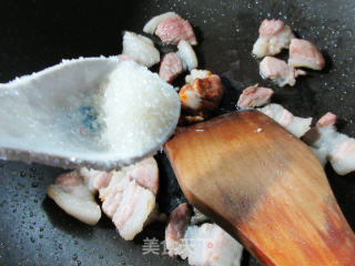 老豆腐盐煎肉的做法步骤：7