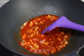 虾仁罗勒意大利面的做法步骤：5