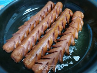 孜然火腿肠的做法步骤：4