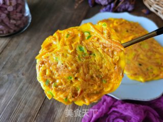 快手南瓜鸡蛋饼的做法步骤：10