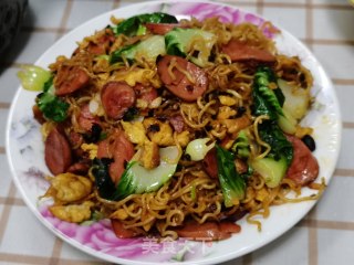 炒泡面的做法步骤：10