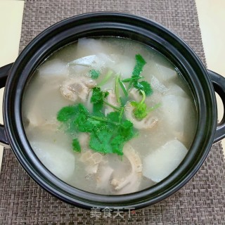 白萝卜牛肚汤的做法步骤：10