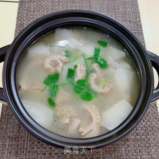 白萝卜牛肚汤的做法步骤：11