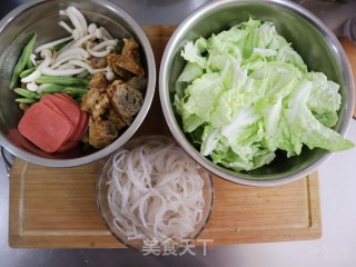 冬季家常美味❤️白菜粉条烩菜的做法步骤：1