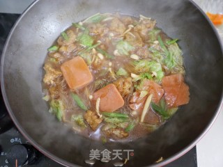 冬季家常美味❤️白菜粉条烩菜的做法步骤：6