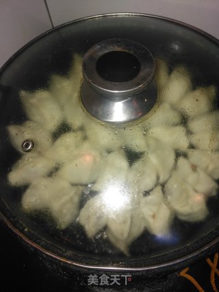羊肉大葱馅煎饺的做法步骤：19