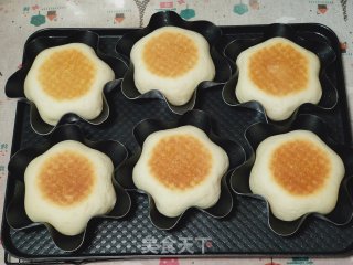 六角豆沙大鼓面包的做法步骤：12