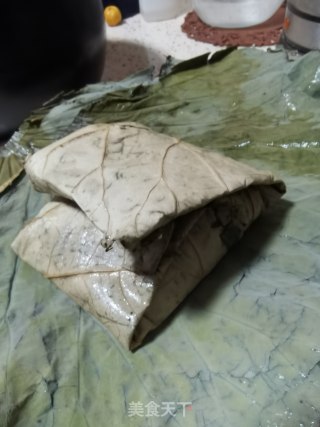 荷香糯米鸡的做法步骤：29