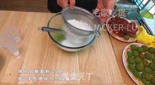 雪域抹茶奶酪小贝，入口即化的奶酪酱，软糯香甜的抹茶蛋糕！的做法步骤：3