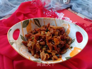 香辣鸡肠的做法步骤：11