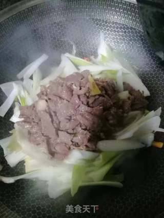 大葱炒羊肉的做法步骤：6