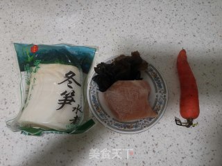 冬笋炒鸡片的做法步骤：1