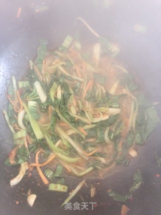 炒青菜的做法步骤：5