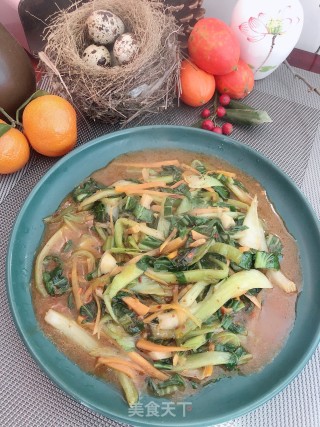 炒青菜的做法步骤：6