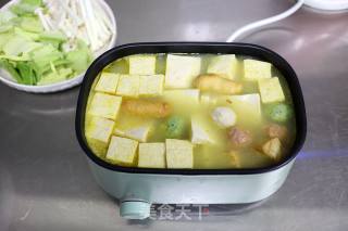 金汤白菜豆腐鱼丸的做法步骤：4
