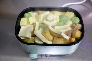 金汤白菜豆腐鱼丸的做法步骤：5