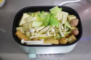 金汤白菜豆腐鱼丸的做法步骤：6