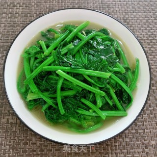 猪油炒菠菜的做法步骤：7