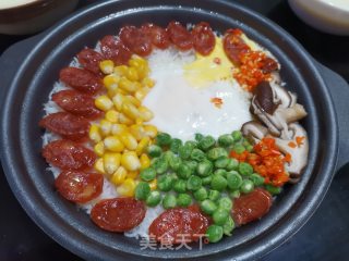 五彩缤纷煲仔饭的做法步骤：15