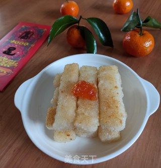 煎糍粑的做法步骤：4