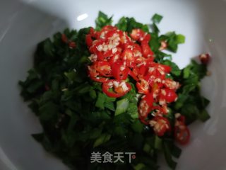 韭菜煎蛋的做法步骤：1