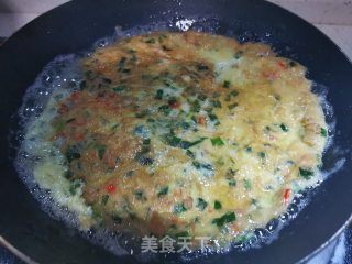 韭菜煎蛋的做法步骤：5
