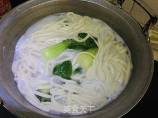 鸡肉蘑菇面的做法步骤：6