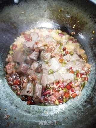 泡椒血旺的做法步骤：4