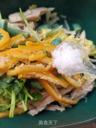 腊八蒜拌白菜鸡胸肉的做法步骤：8