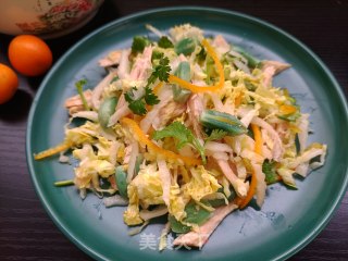 腊八蒜拌白菜鸡胸肉的做法步骤：12