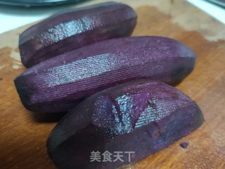 紫薯泥的做法步骤：1