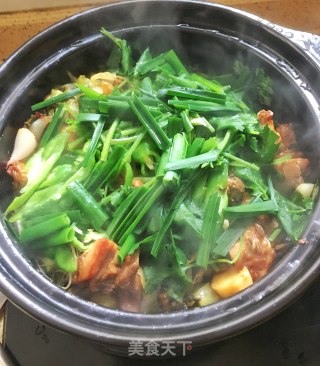 啫啫鸡煲的做法步骤：20